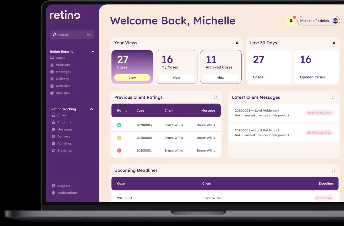 Retino platform